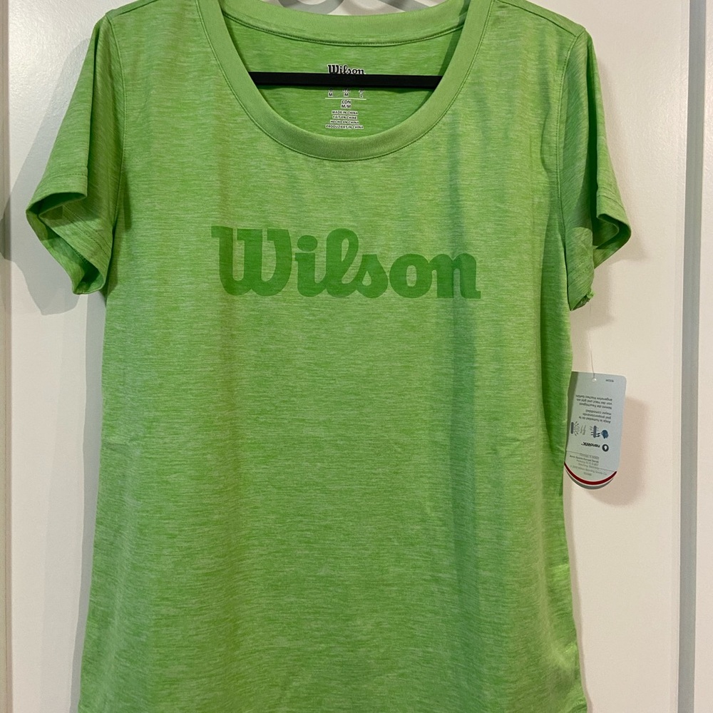Wilson UWII Script Tech Tee - NWT - Blade Green